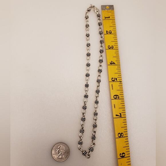 Premier Designs vintage‎ silver tone heavy chain collar necklace - Picture 5 of 5